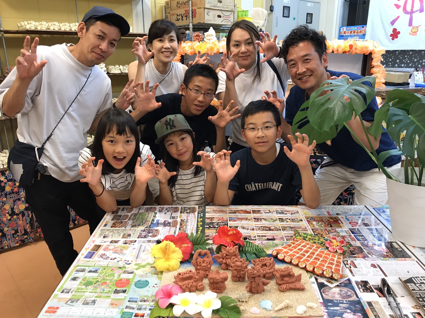 シーサー作り シーサー作り