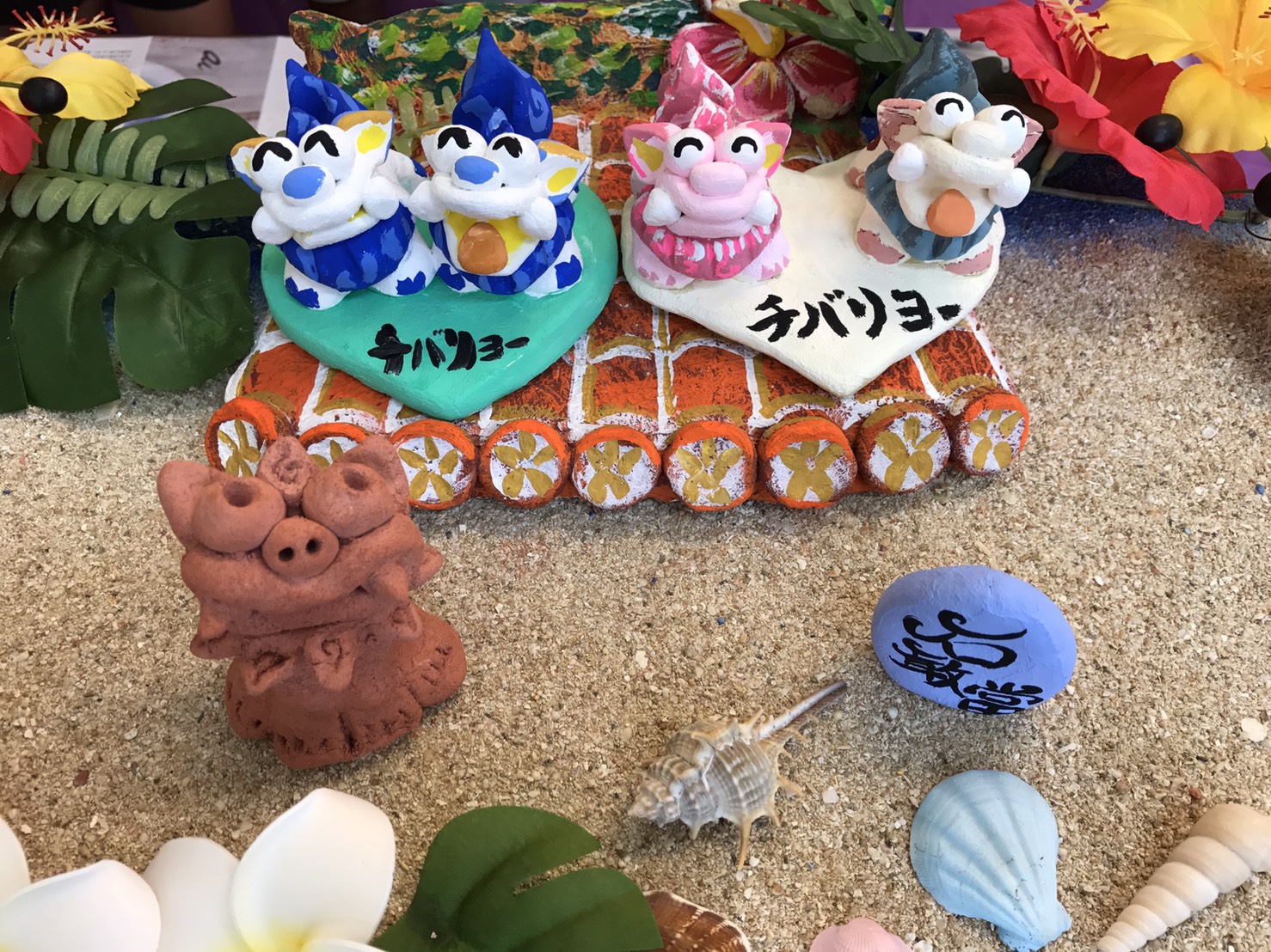 シーサー絵付け シーサー絵付け