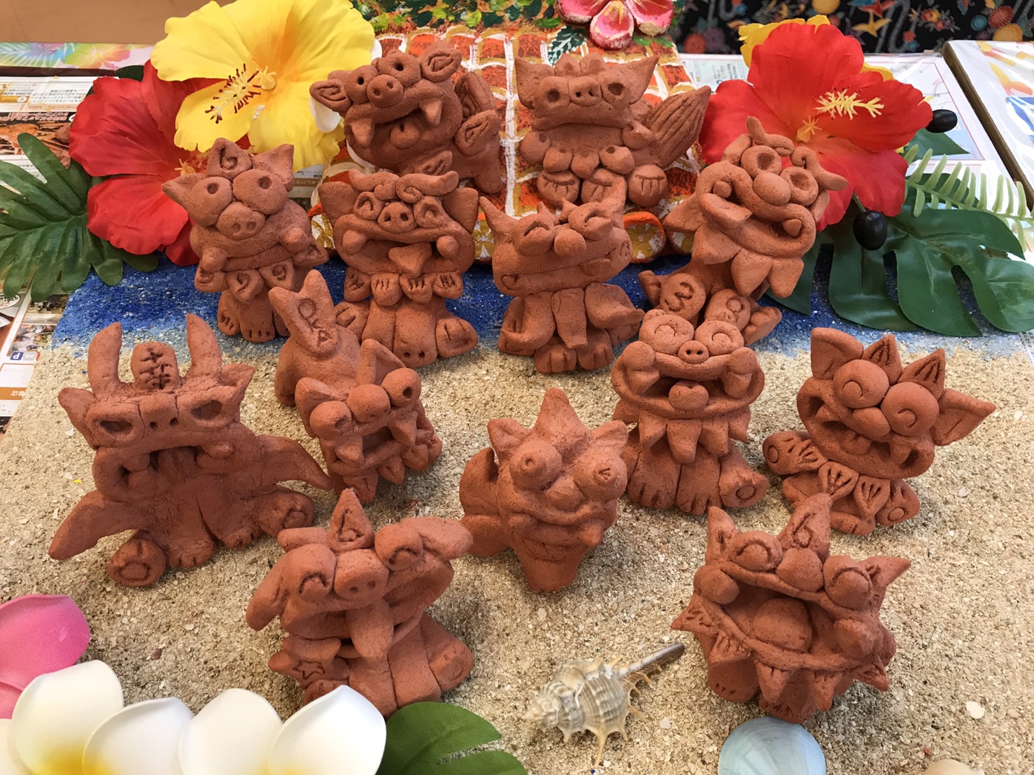 シーサー作り シーサー作り