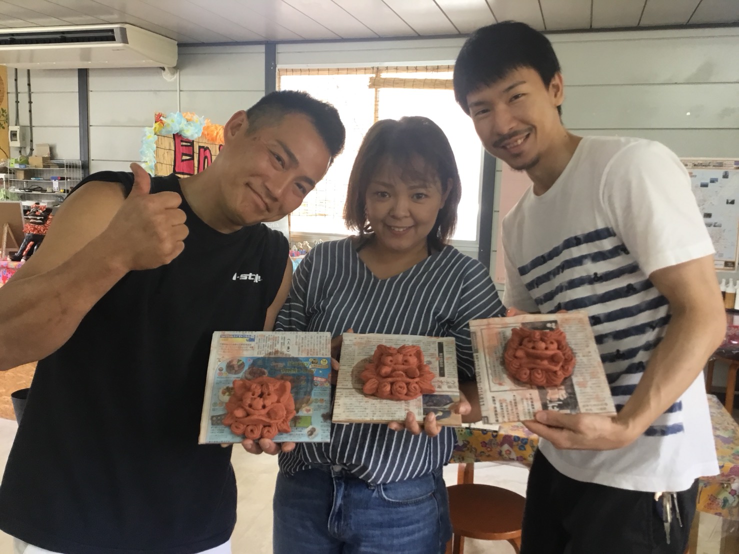 シーサー作り シーサー作り