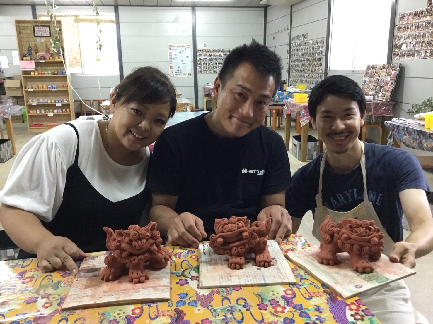 シーサー作り シーサー作り