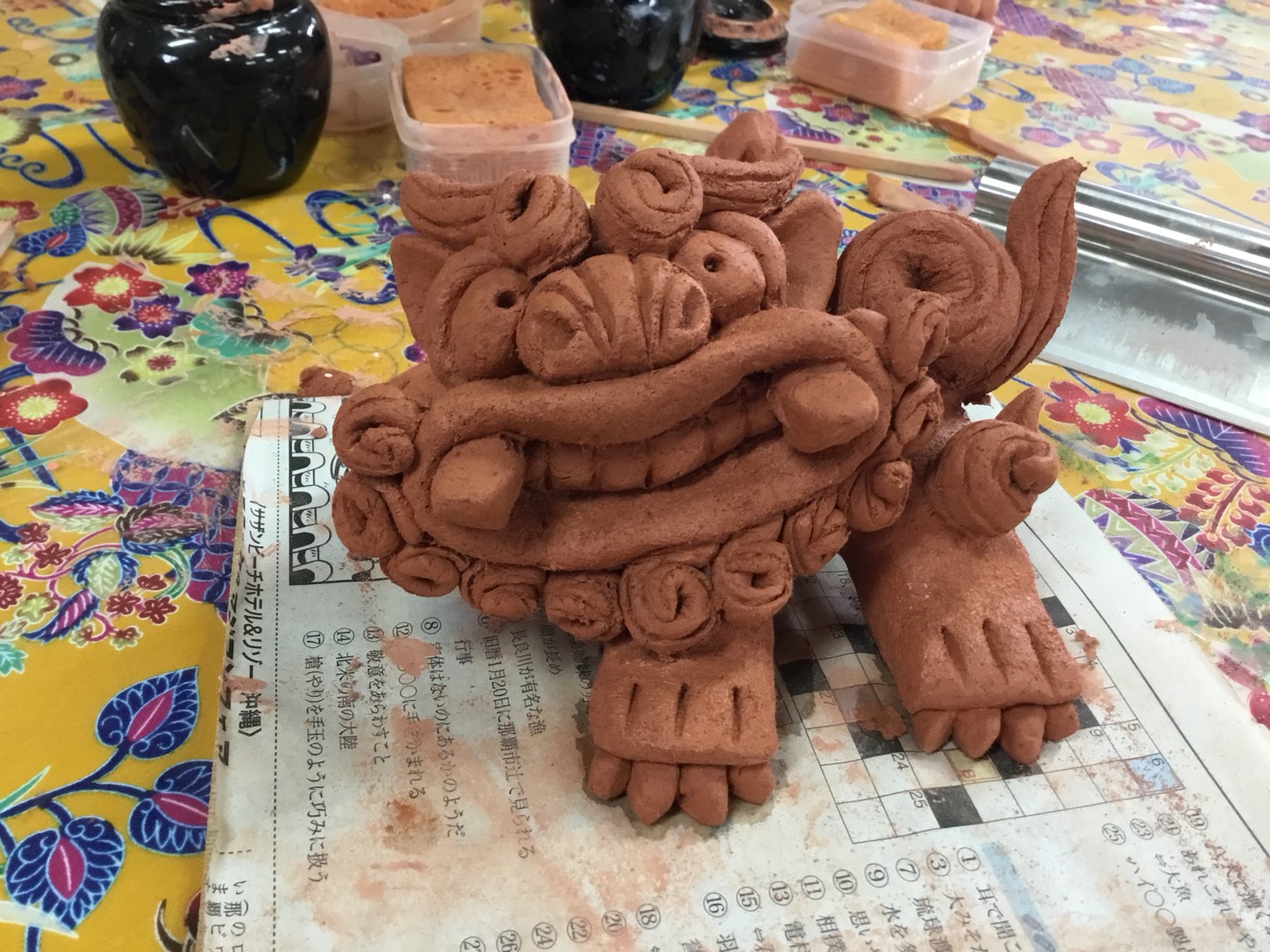 シーサー作り シーサー作り