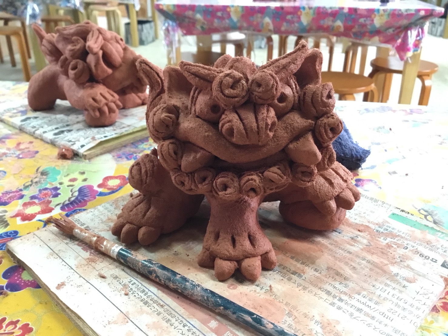 シーサー作り シーサー作り