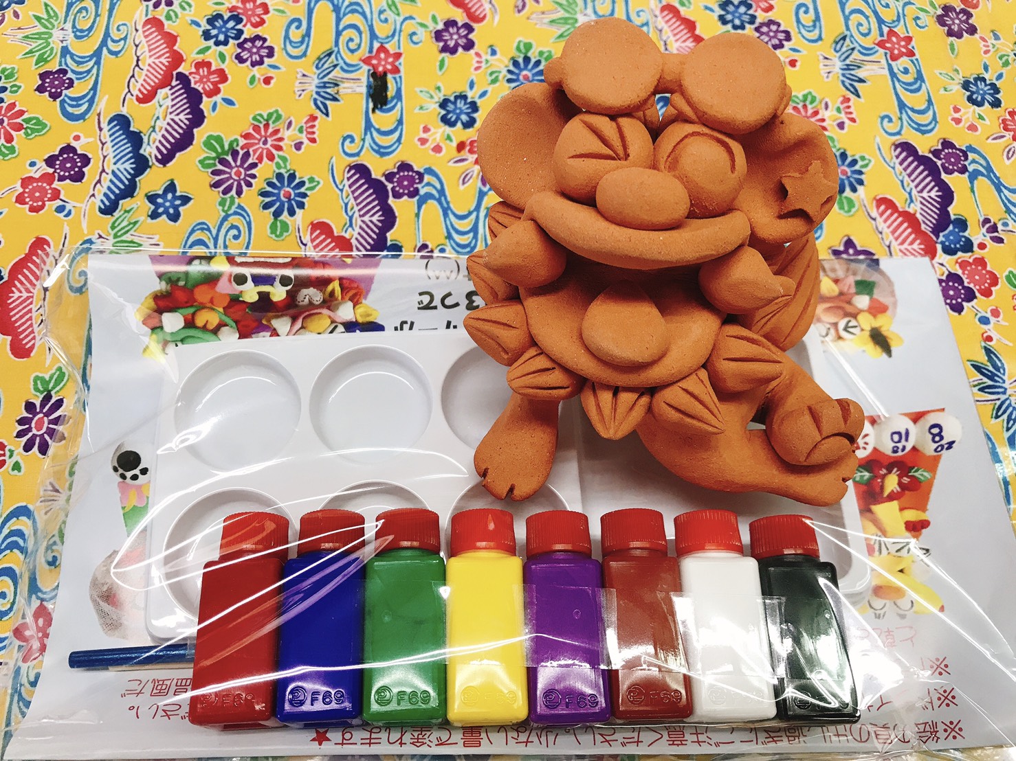 シーサー絵付け シーサー絵付け
