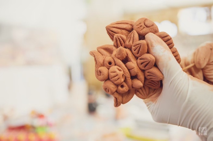 シーサー作り シーサー作り