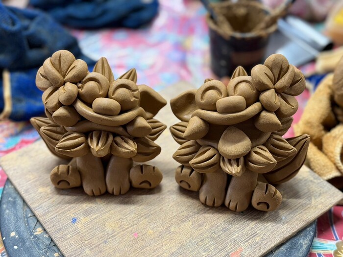 シーサー作り シーサー作り